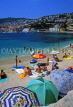 FRANCE, Provence, Cote d'Azure, VILLEFRANCH-SUR-MER, beach and sunbathers, FRA405JPL