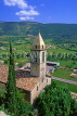 FRANCE, Provence, MONTBRUN LES BAINS, village and church, FRA1476JPL