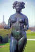 France, PARIS, Jardin des Tuileries, 'Pomone' bronze sculpture, by Maillol, FRA2205JPL
