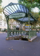 France, PARIS, Montmatre, Metro station entrance, FRA661JPL