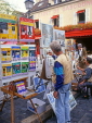 France, PARIS, Montmatre, Place du Tertre, artist painting, FRA642JPL