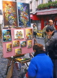 France, PARIS, Montmatre, Place du Tertre, artists and paintings, FRA2021JPL