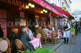 France, PARIS, Montmatre, Place du Tertre, cafe scene, FRA1615JPL