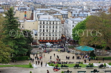 France, PARIS, Montmatre, city view and gardens from Montmatre, FRA2591JPL
