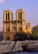France, PARIS, Notre Dame Cathedral, front entrance view, FRA2013JPL