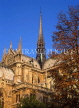 France, PARIS, Notre Dame Cathedral, side view, FRA1304JPL