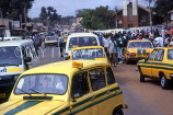 GAMBIA, Serekunda town, main road traffic and taxis, GAM965JPL