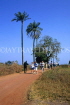 GAMBIA, tourists on a walking and nature tour, GAM948JPL