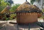 GAMBIA, village, thatched houses, GAM947JPL