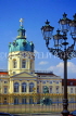 GERMANY, Berlin, Charlottenburg Palace and stree lamp, GER209JPL