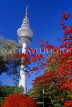 GERMANY, Hamburg, TV Tower, from Blomen Park, autumn foliage, GER1067JPL