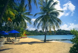 GRENADA, Calabash Beach, and coconut palms, GRE331JPL