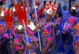 GRENADA, Carnival, carnival parade costumed dancers, GRE345JPL