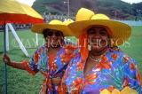 GRENADA, Carnival, carnival parade costumed dancers, GRE346JPL