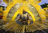 GRENADA, Carnival, carnival parade dancer (yellow outfit), GRE313JPL