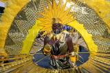 GRENADA, Carnival, carnival parade dancer (yellow outfit), GRE314JPL