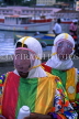 GRENADA, Carnival, two masquerade dancers, GRE349JPL