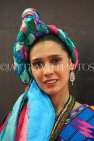 GUATEMALA, Antigua, Guatemalan woman (portrait) in traditional dress, GUA331JPL