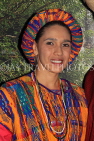 GUATEMALA, Antigua, Guatemalan woman (portrait) in traditional dress, GUA337JPL