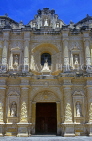 GUATEMALA, Antigua, La Merced Church, front view, stuco, GUA295JPL