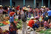 GUATEMALA, Chichicastenago, market scene, GUA248JPL