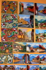 GUATEMALA, Guatemala City, paintings for sale, shopping, GUA264JPL