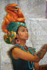 GUATEMALA, Guatemala City, traditional Mayan dance performer, GUA323JPL