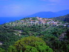 Greek Islands, KEPHALONIA, hill top village of Neochori, and scenery, GIS489JPL
