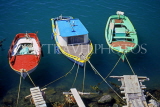 Greek Islands, KOS, Kardamena, three fishing boats, GIS1239JPL
