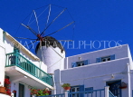 Greek Islands, MYKONOS, Hora, cubist houses and Boni Myli windmill, GIS1176JPL