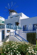 Greek Islands, MYKONOS, Hora, cubist houses and Boni Myli windmill, GIS1177JPL