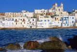 Greek Islands, PAROS, Naoussa town, view from sea, GIS604JPL