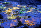 Greek Islands, PHOLEGANDROS, night view over town, GIS692JPL
