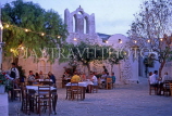 Greek Islands, PHOLEGANDROS, open-air restaurant in town, GIS700JPL