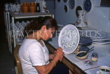 Greek Islands, RHODES, ceramic art, artist working, GIS103JPL