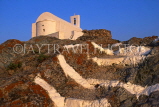 Greek Islands, SERIFOS, small church on a hill top, GIS617JPL