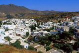 Greek Islands, TINOS, Pyrgos village and whitewashed houses, GIS584JPL