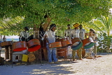 Grenadines, PALM ISLAND, Steel Band performing, GR13JPL