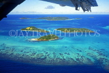 Grenadines, aerial view of islets, GR43JPL