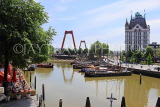 HOLLAND, Rotterdam, boats and waterfront restaurants, Oude Haven, HOL785JPL