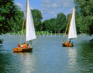 HOLLAND, Sloterplas, sailboats in lake, HOL642JPL