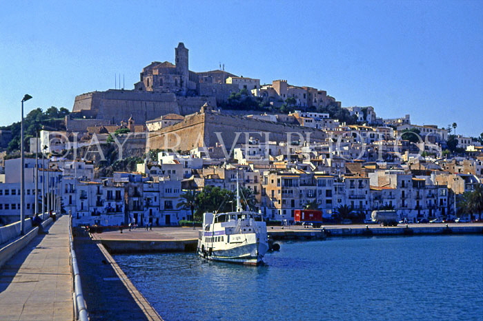IBIZA, Ibiza Town, Old Town (Dalt Vila) and harbour, SPN1267JPL