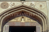 INDIA, Andhra Pradesh, Hyderabad, Golcanda Fort, entrance detail, IND558JPL