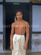 INDIA, Assam, Majuli Island, portrait of a Vishnavaite monk at his monastery, IND1451JPL