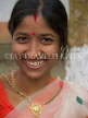 INDIA, Assam, Majuli Island, portrait of a smiling Indian woman, IND1450JPL