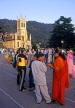INDIA, Himachal Pradesh, SHIMLA, Ridge (Main Square) and church, IND1219JPL