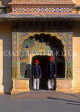 INDIA, Rajasthan, JAIPUR, City Palace guards, IND697JPL