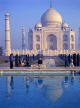 INDIA, Uttar Pradesh, Agra, The TAJ MAHAL and reflection, IND1007JPL