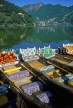 INDIA, Uttar Pradesh, NAINITAL, pleasure boats for hire on Lake Nainital, IND1279JPL