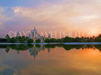 INDIA, West Bengal, Calcutta, Victoria Memorial at sunset, IND1408JPL